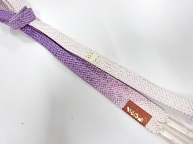 未使用品　正絹　手組帯締め